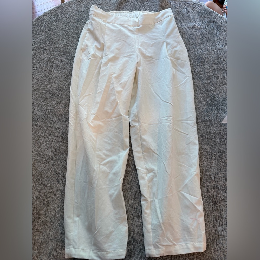 Nike White Dri-FIT Athletic Shorts